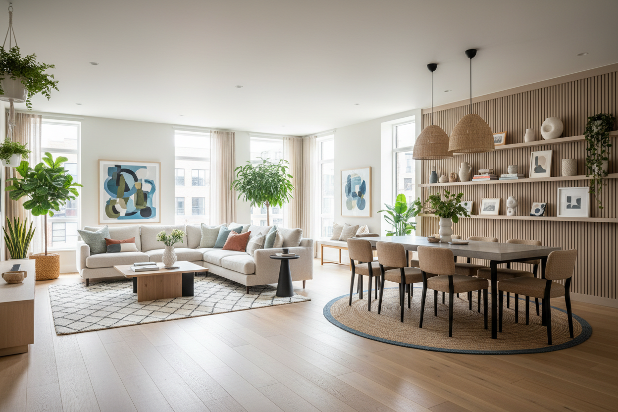 5 Creative Ideas to Style a Living and Dining Room in One Beautiful Sp ...