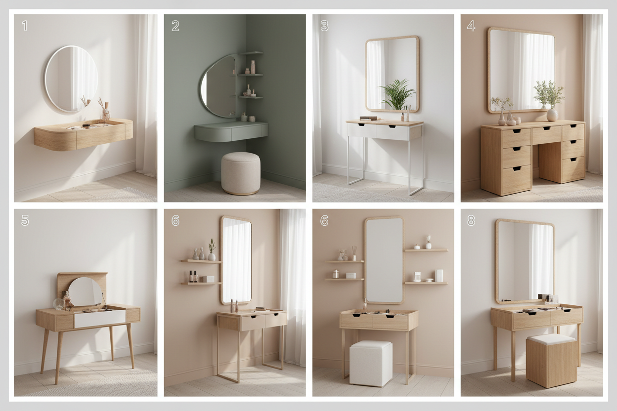 8 Space-Saving Dressing Table Ideas for Small Rooms Wallpics 8 Space-Saving Dressing Table Ideas for Small Rooms Wallpics