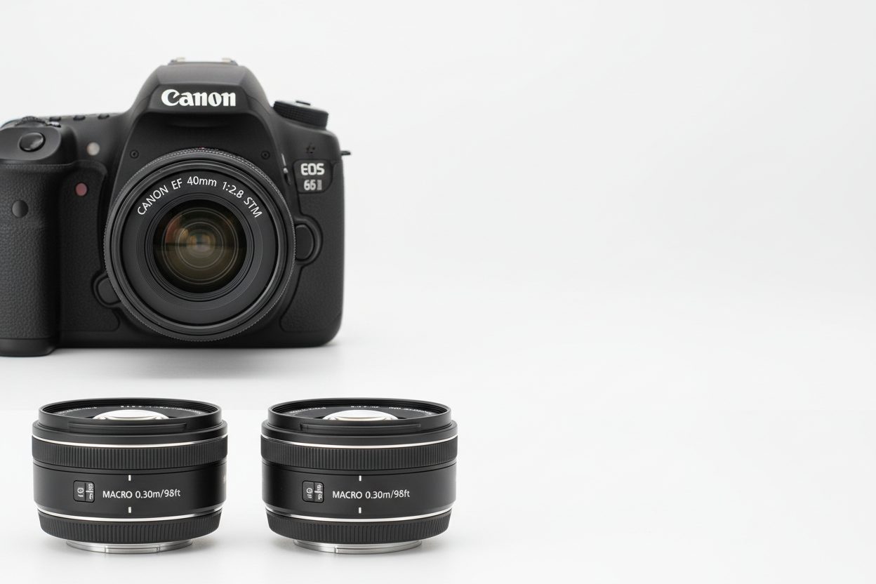 Canon EF 40mm f/2.8 STM レンズ　＃206 Canon EF 40/2.8 STM Standard Lens, Black : CANON: Amazon.ca