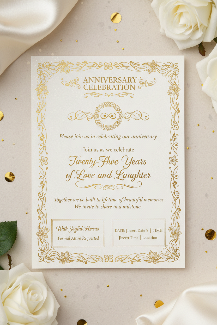 Creative Anniversary Invitation Wording Examples – Wallpics, image size:832x1248