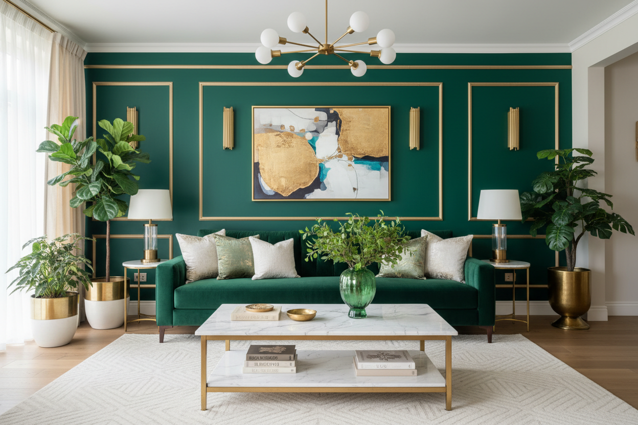 Emerald Green Interiors: Tips, Trends, and Design Inspiration – Wallpics