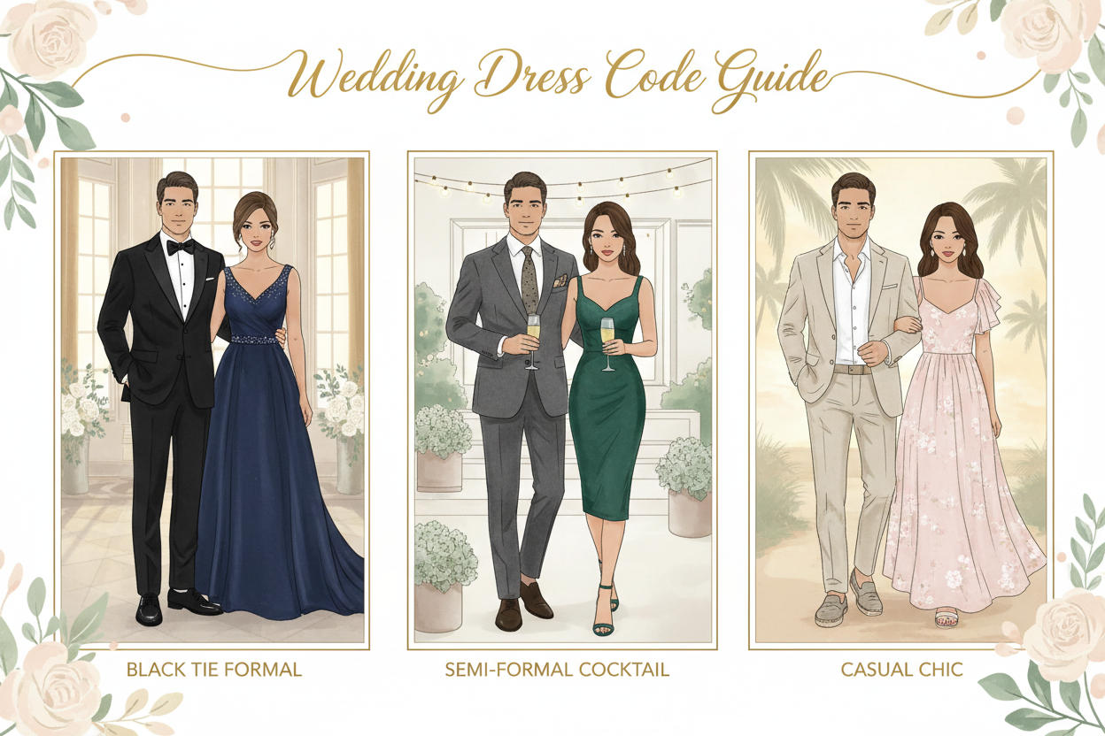 From Black Tie to Casual Chic: How to Word Your Wedding Dress Code Wallpics From Black Tie to Casual Chic: How to Word Your Wedding Dress Code Wallpics