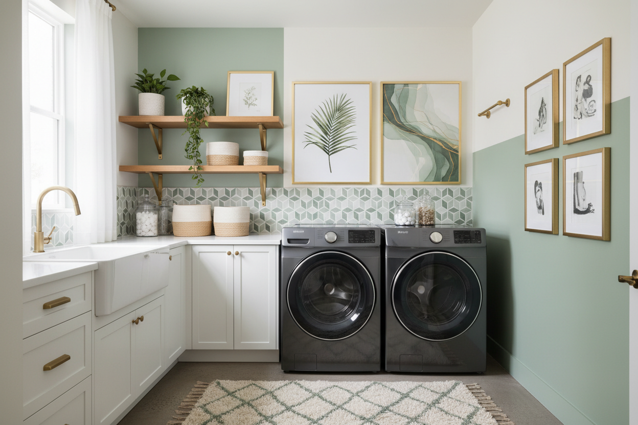 Give Your Laundry Room a Makeover with Artful Design – Wallpics
