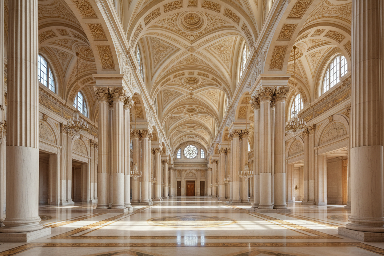 The Elegance of Arches in Main Hall Interiors – Wallpics