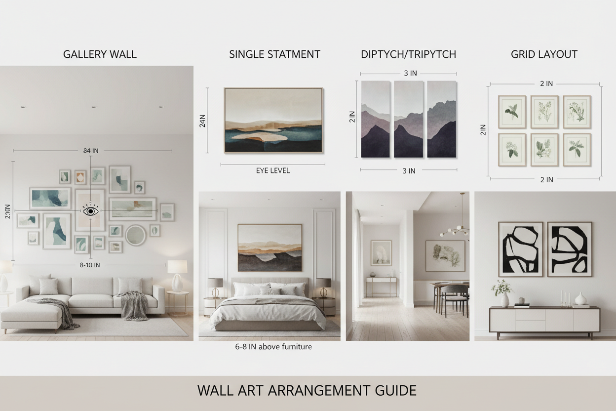 Ultimate Wall Art Size and Arrangement Guide for Stunning Interiors ...