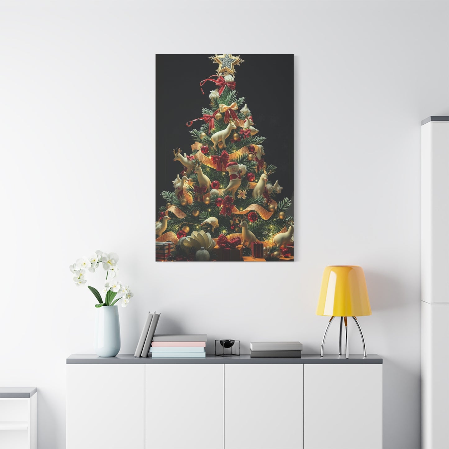 Timeless Yuletide Reverie Canvas