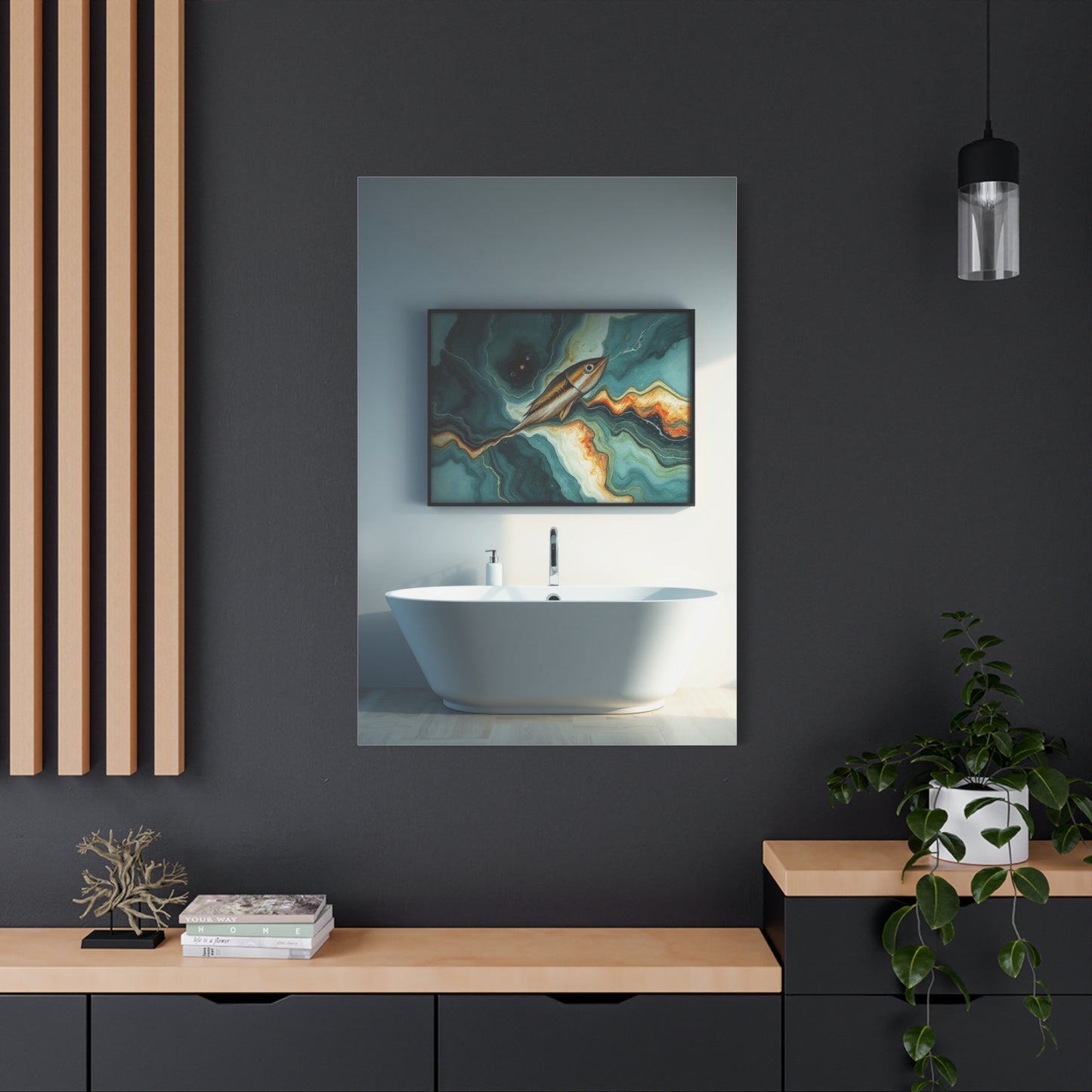 Grandeur Bath Tableau Wall Art & Canvas Print