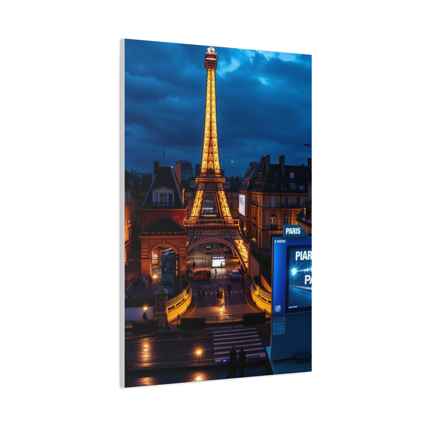 Glamorous Parisian Dreamscape Wall Art & Canvas Print