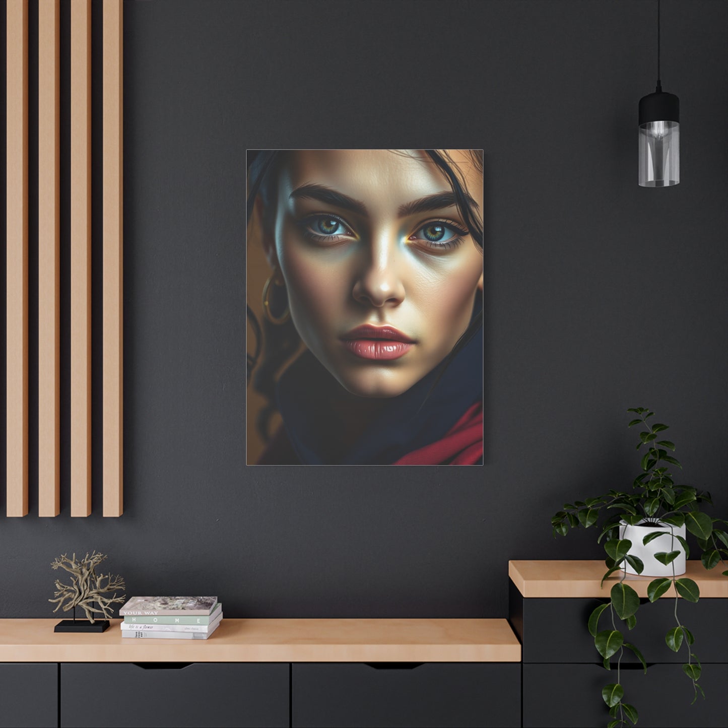 Sophisticated Clay and Midnight Wall Art & Canvas Print