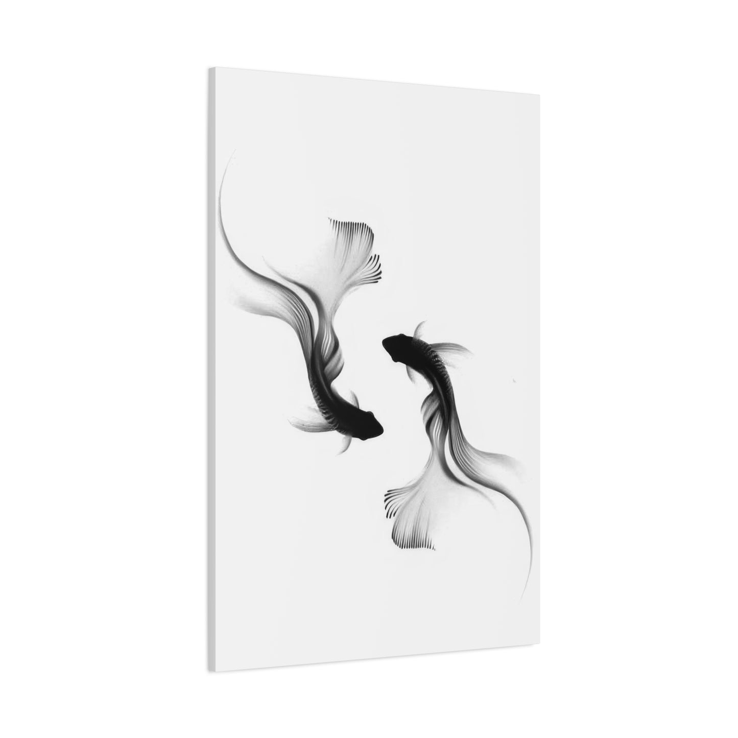 Fishes Grey Wall Art & Canvas Prints