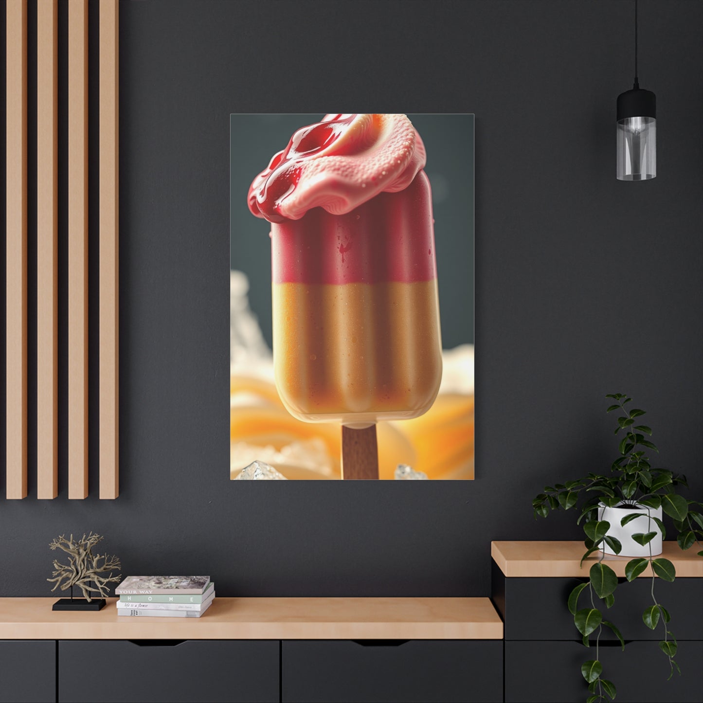 Ice Cream & Popsicle Art Refined Canvas Wall Art & Canvas Print