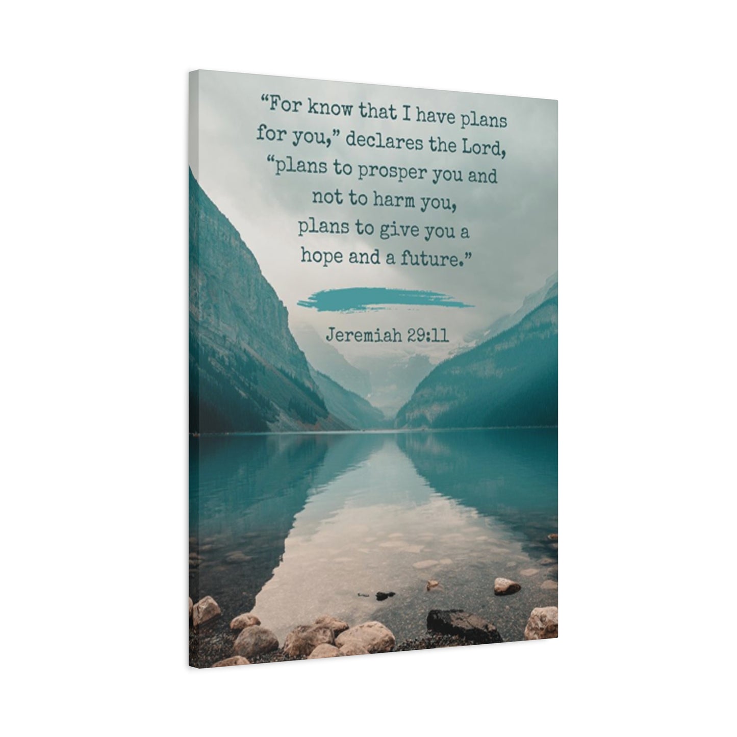 Jeremiah 29:11 Quote Poster Wall Art & Canvas Prints