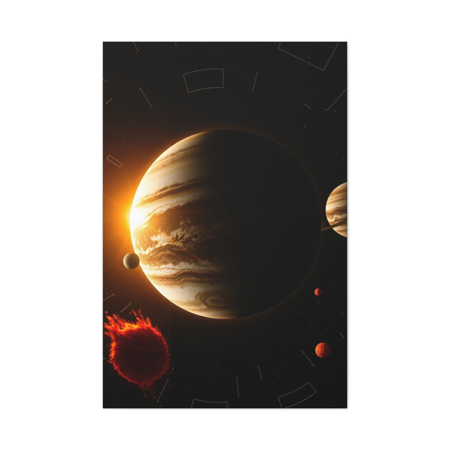 Orbital Splendor Panel Wall Art & Canvas Print