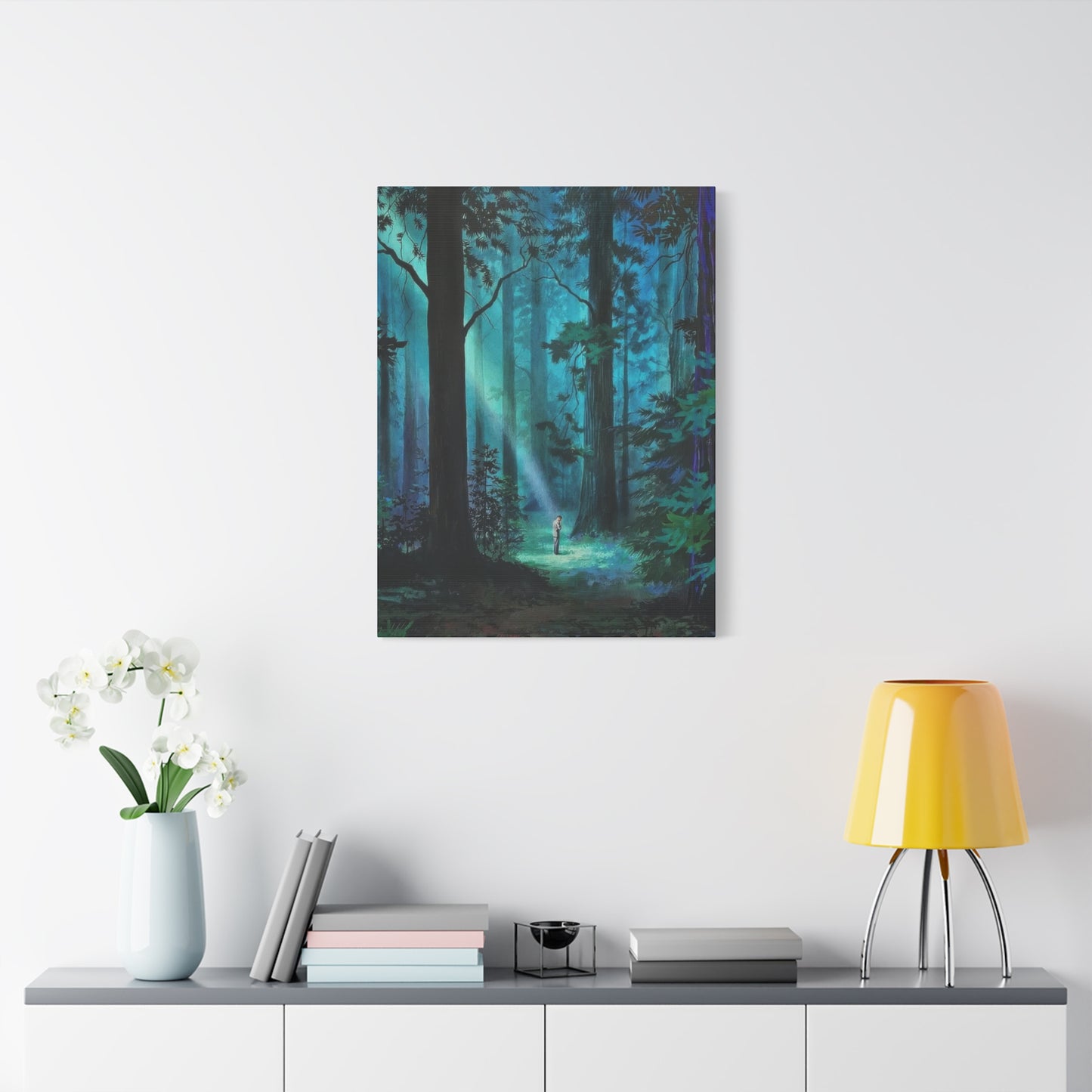 Green Dark Forest Wall Art & Canvas Prints