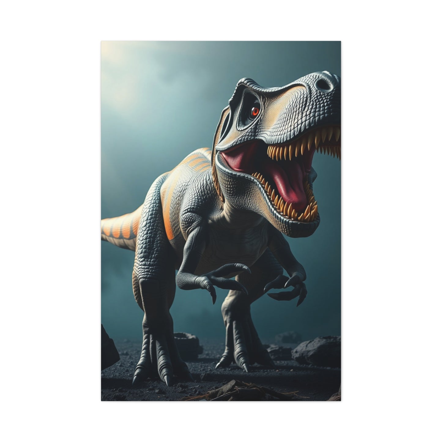 Tyrannosaurus Rex Art Canvas Art 1 Wall Art & Canvas Print