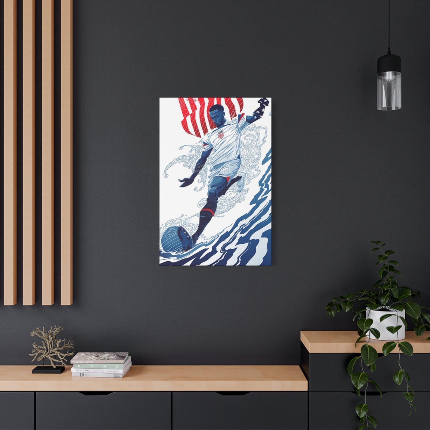American Soccer Player Wall Art & Canvas Prints
