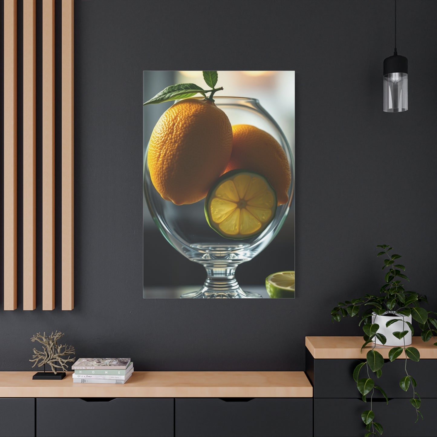Vision Lemon & Lime Art Art Wall Art & Canvas Print