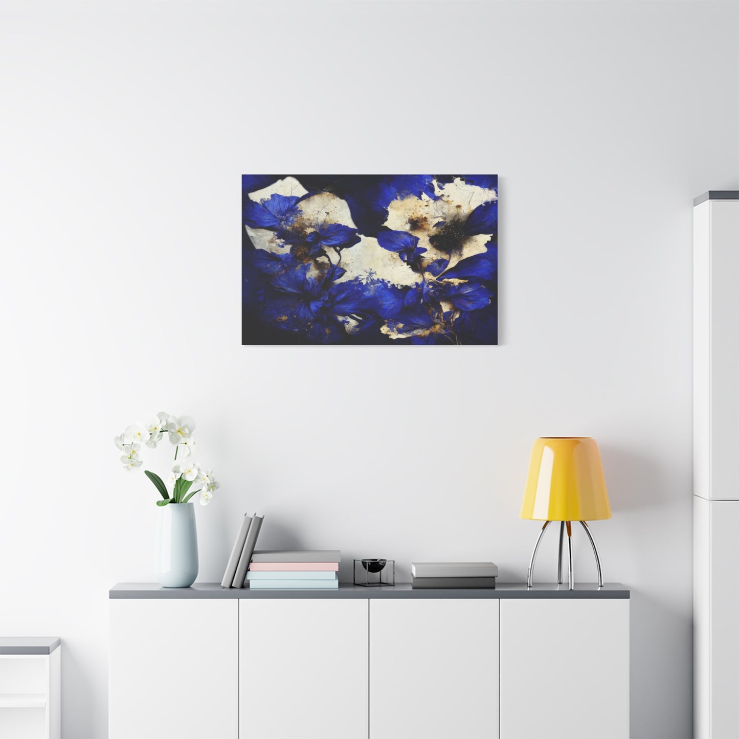 Blue Petals Wall Art & Canvas Prints