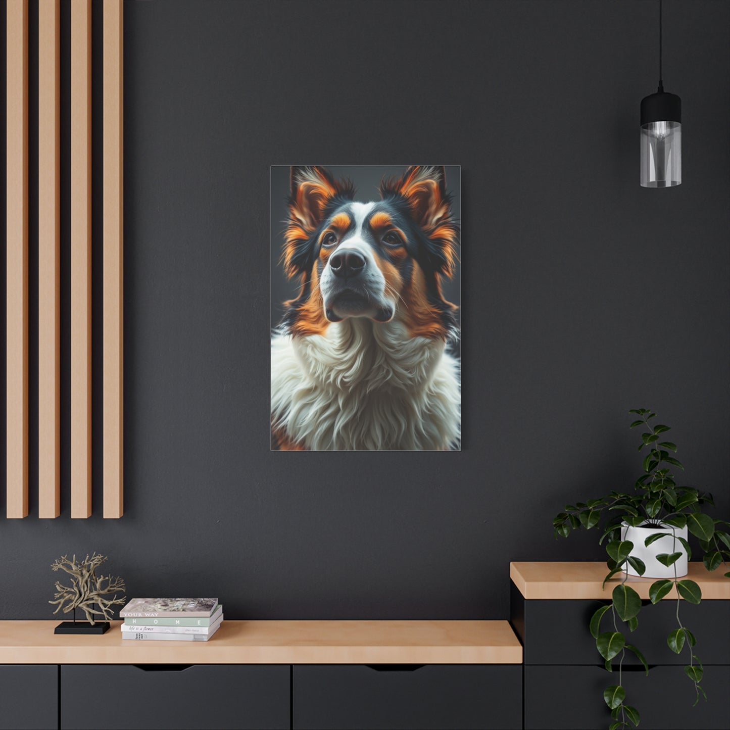 Refined Pooch Canvas Gallery Wall Art & Canvas Print