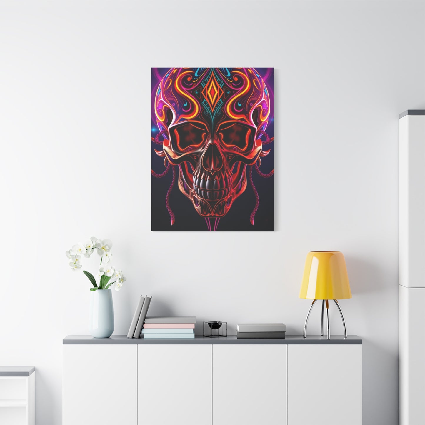 Opulent Skull Phantasm Wall Art & Canvas Print