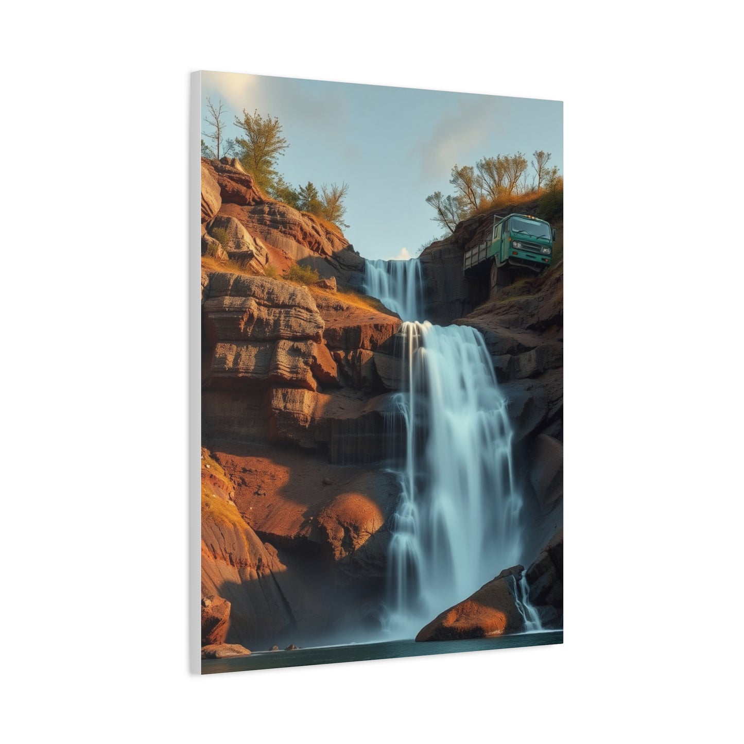 Refined Torrent Aesthetic Wall Art & Canvas Print