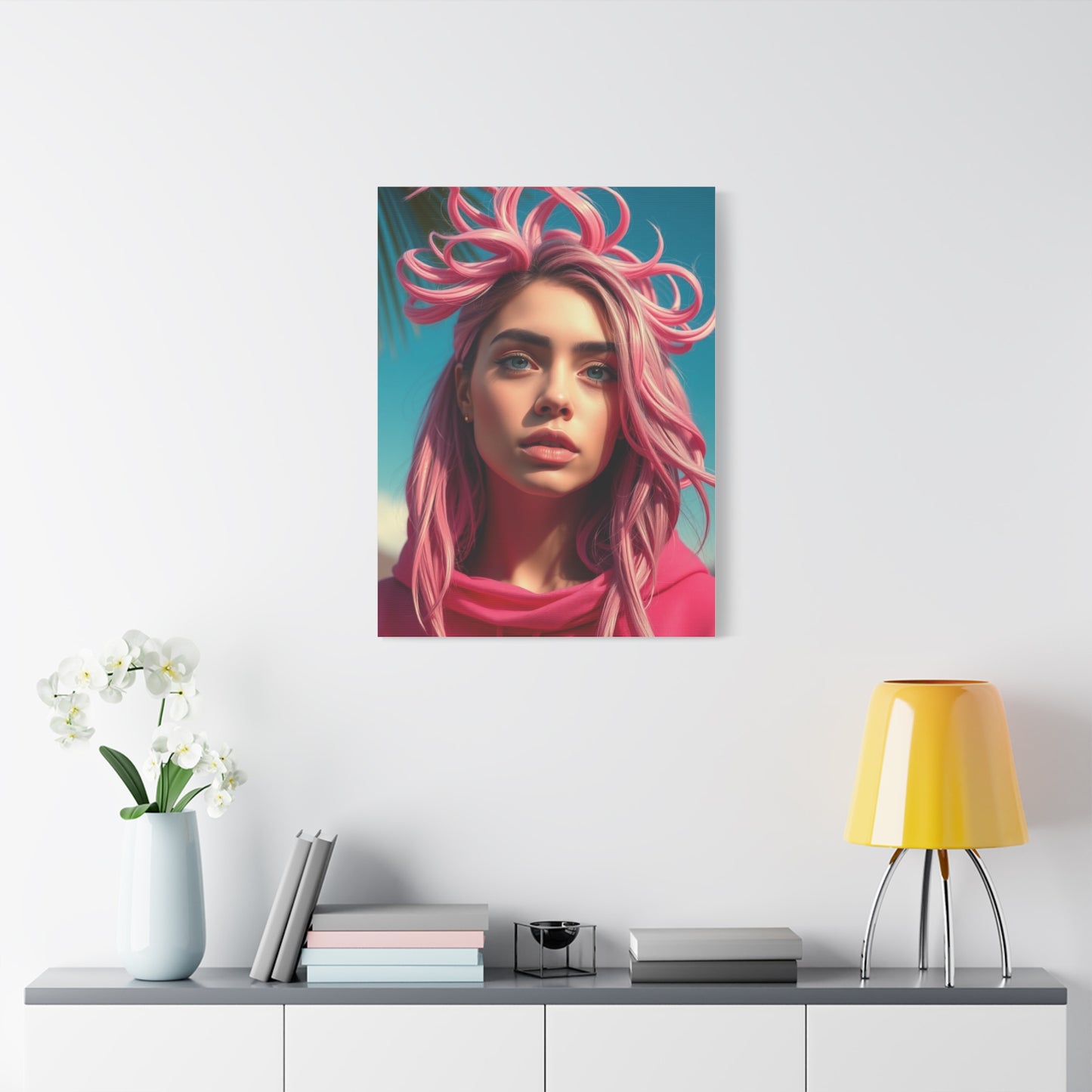Crimson Serenade Artistry Wall Art & Canvas Print