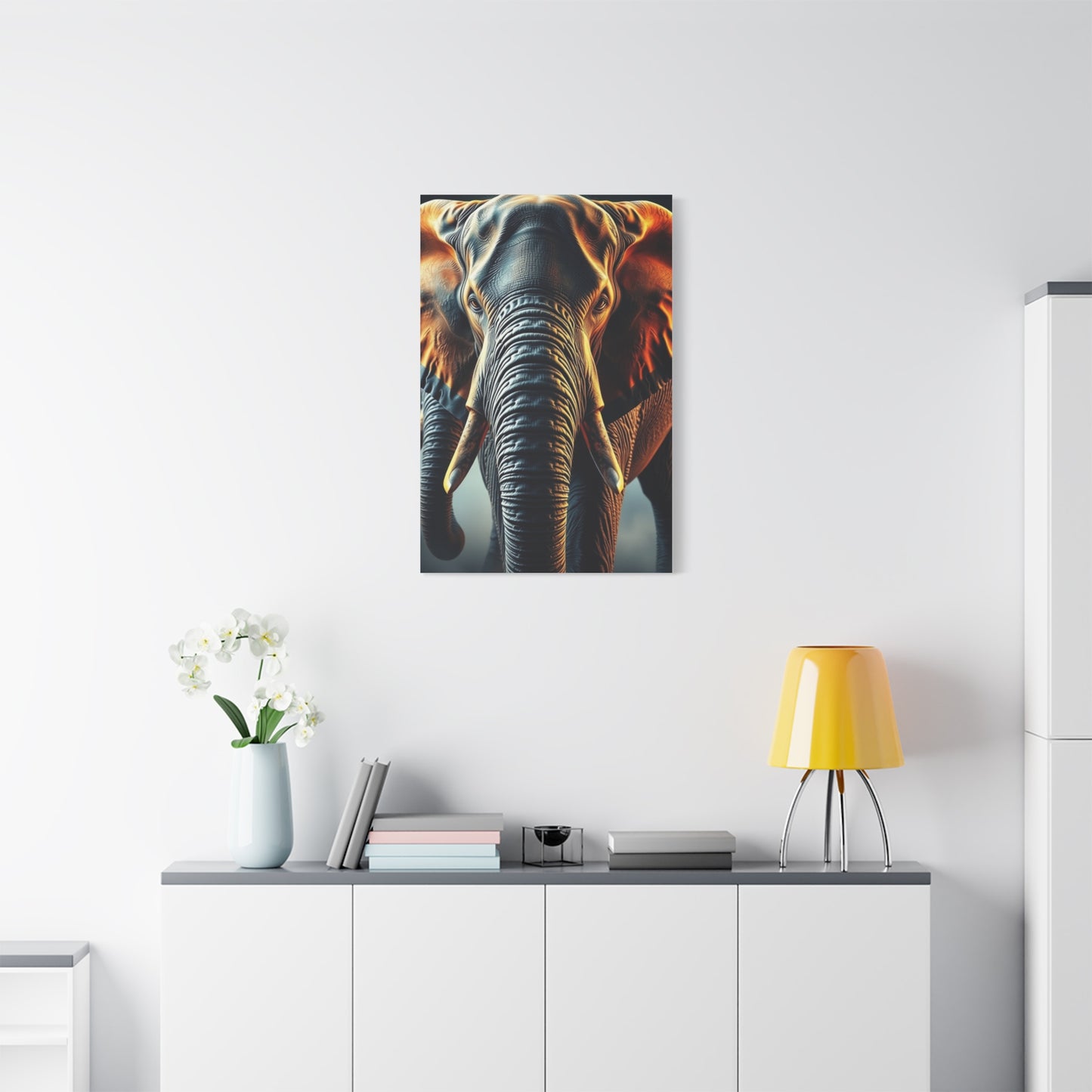 Ivory Monarch Canvas Wall Art & Canvas Print