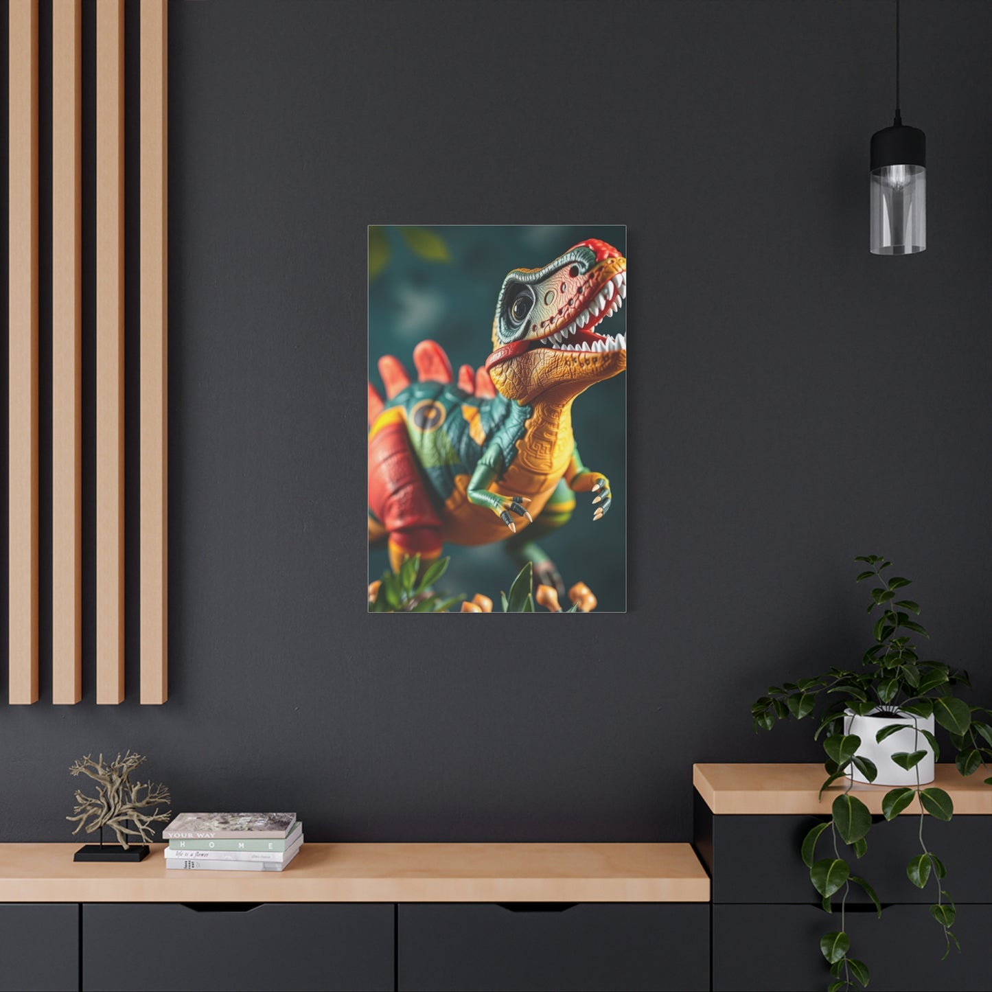 Kid’s Dinosaur Art Canvas Art 3 Wall Art & Canvas Print