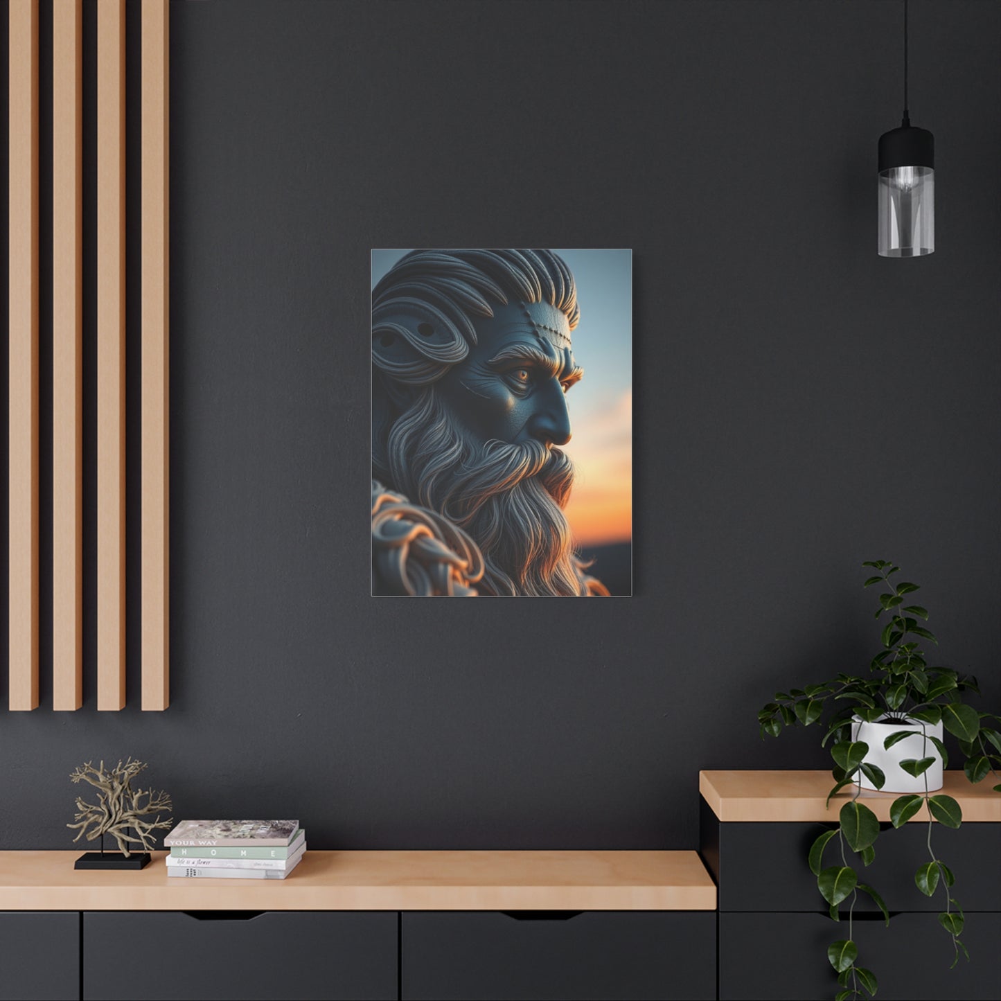 Silvery Elegance Canvas Wall Art & Canvas Print