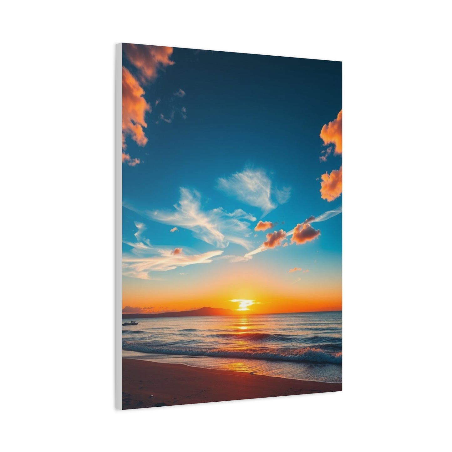 Masterpiece Beach Sunrise and Sunset Art Vision Wall Art & Canvas Print
