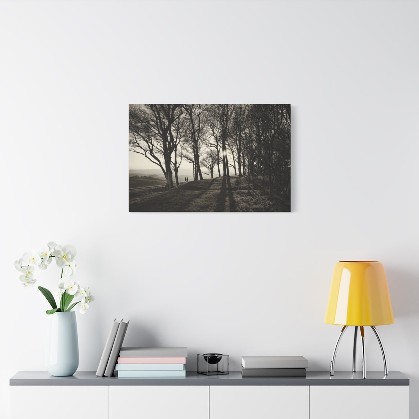 Forest Path at Dawn Wall Art & Canvas Prints