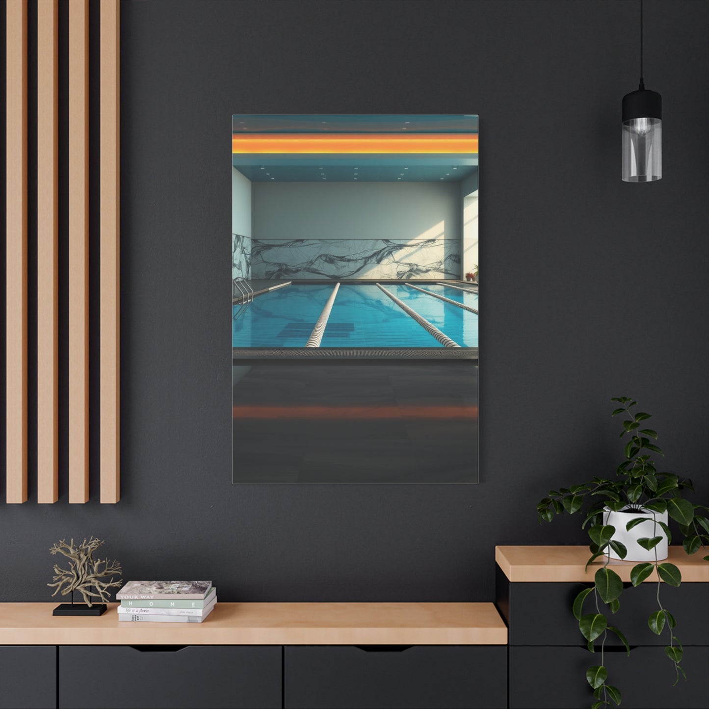Masterpiece Swimming Pool Art Vision Wall Art & Canvas Print