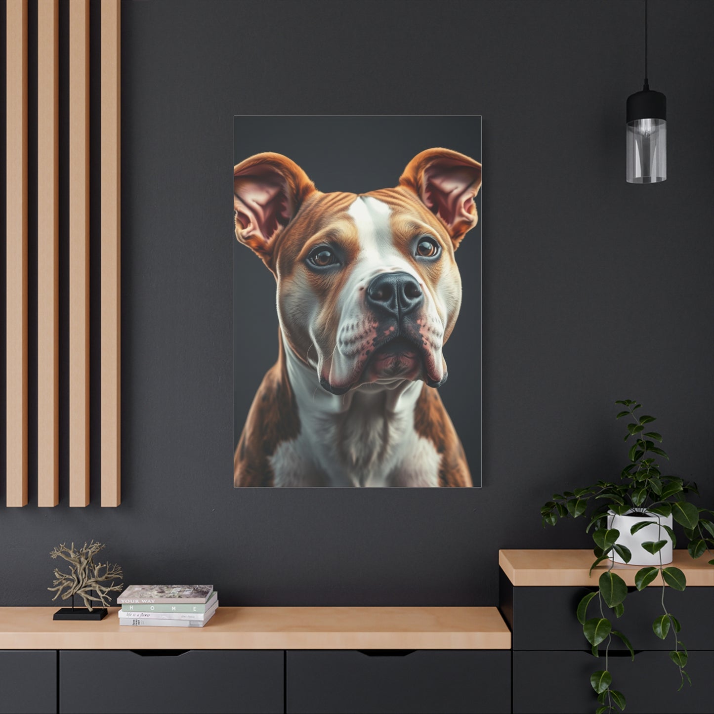 Masterpiece Pit Bull Art Vision Wall Art & Canvas Print