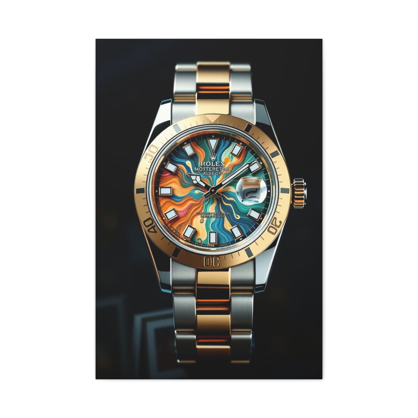 Refined Timekeeper Art Wall Art & Canvas Print