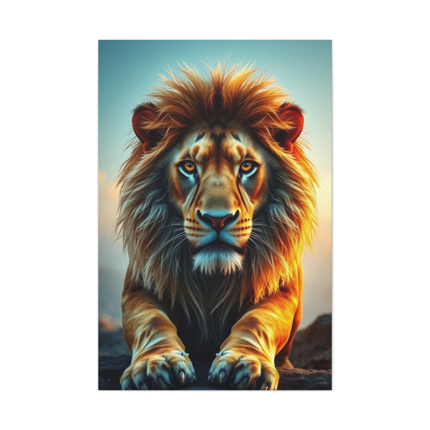Lion Art Premium Canvas 20 Wall Art & Canvas Print