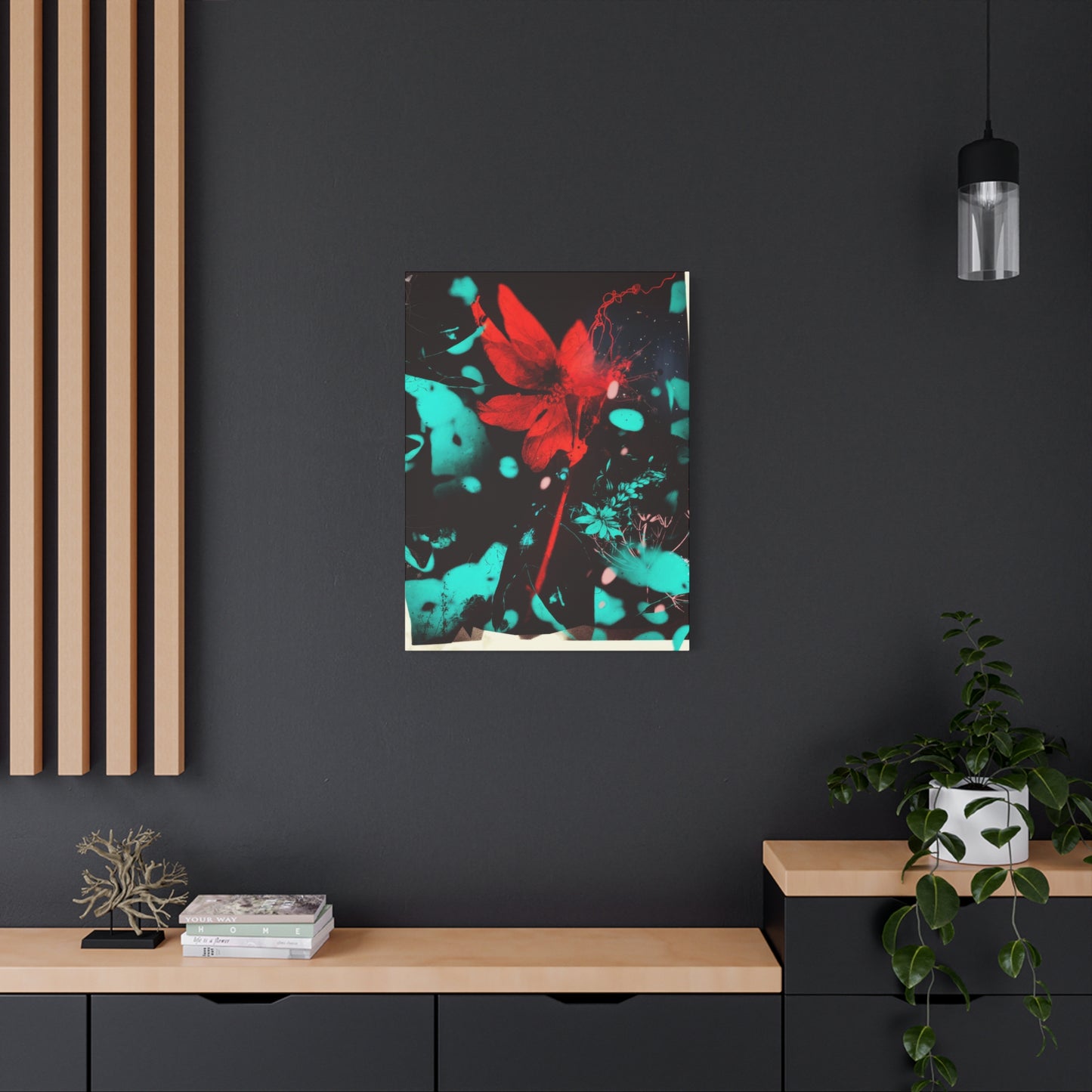 Crimson Burst Wall Art & Canvas Prints