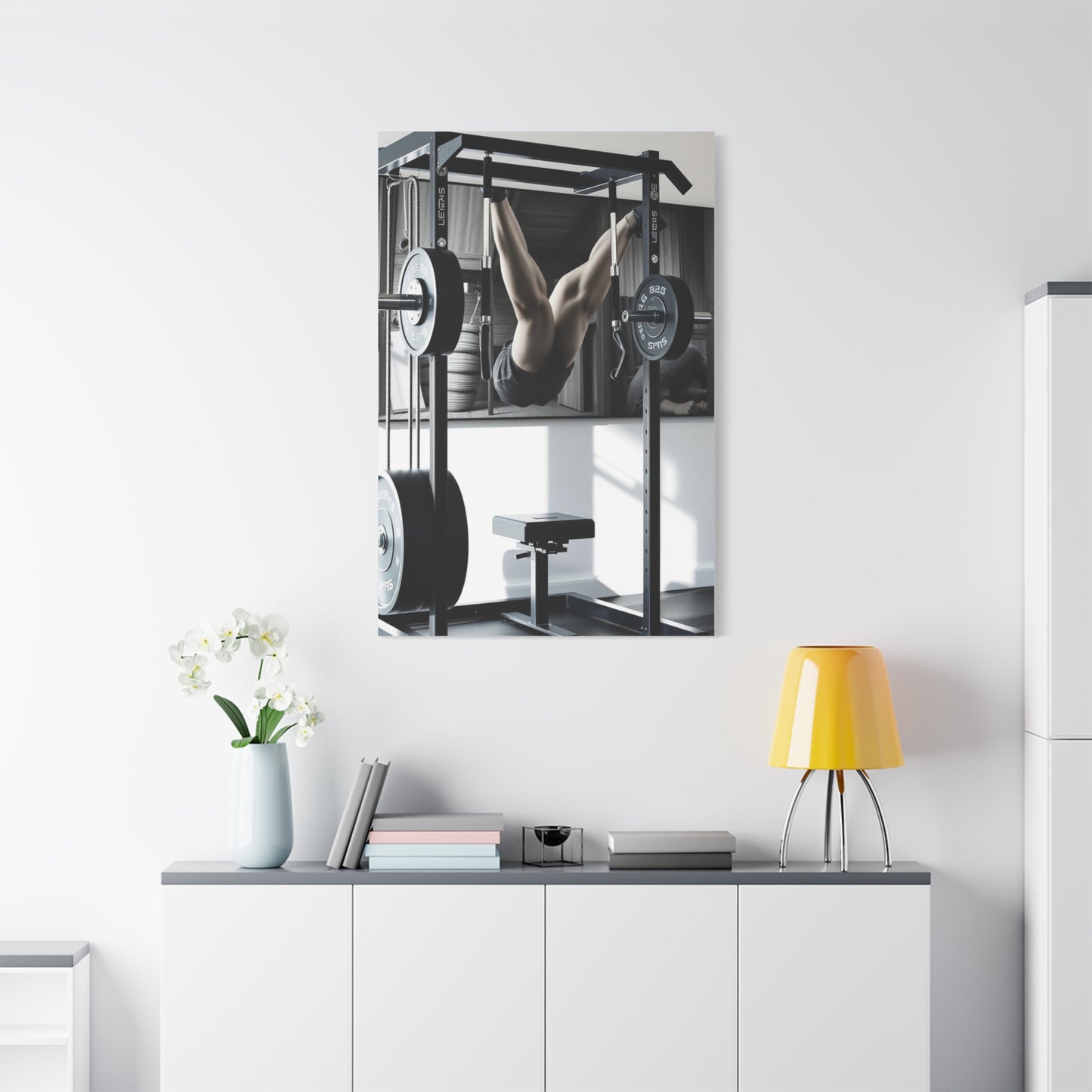 Sophisticated Workout Artistry Wall Art & Canvas Print
