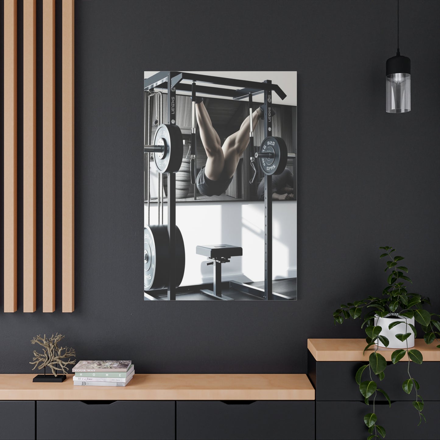 Sophisticated Workout Artistry Wall Art & Canvas Print