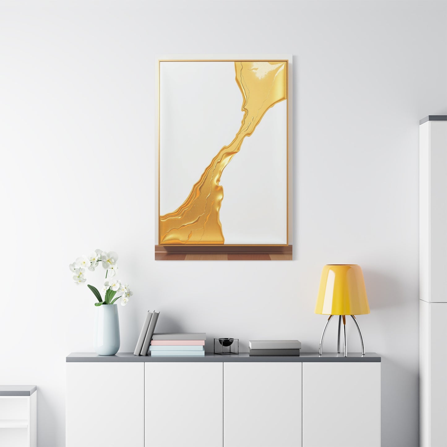 Opulent Alabaster Elegance wall art & canvas print