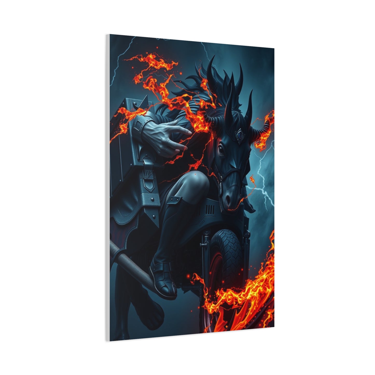 Sable Serenity Painting Wall Art & Canvas Print