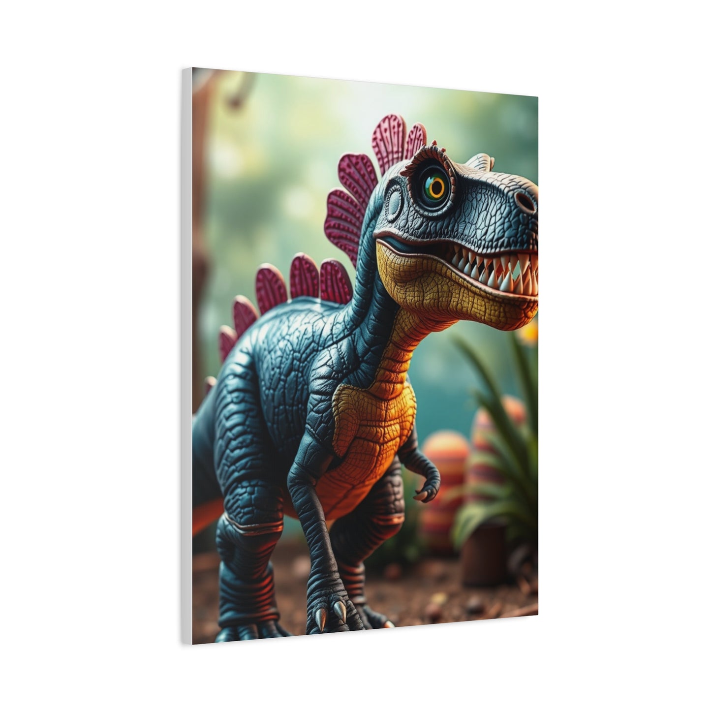 Kid’s Dinosaur Art Canvas Art 4 Wall Art & Canvas Print