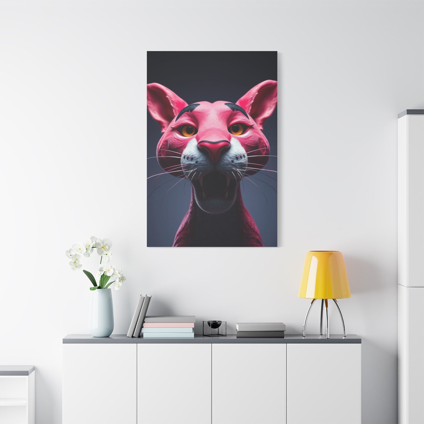 Orchid Panther Luxe Art Wall Art & Canvas Print