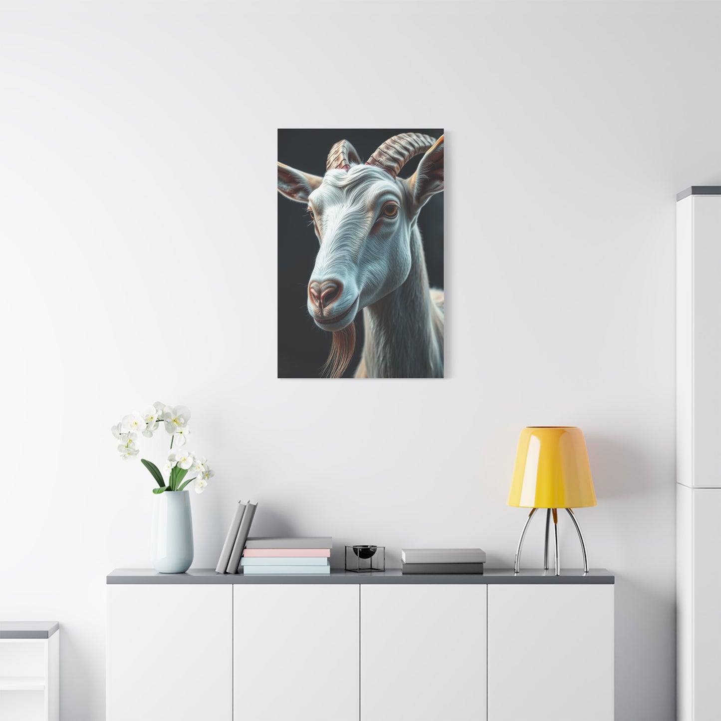 Noble Caprine Masterpiece Wall Art & Canvas Print