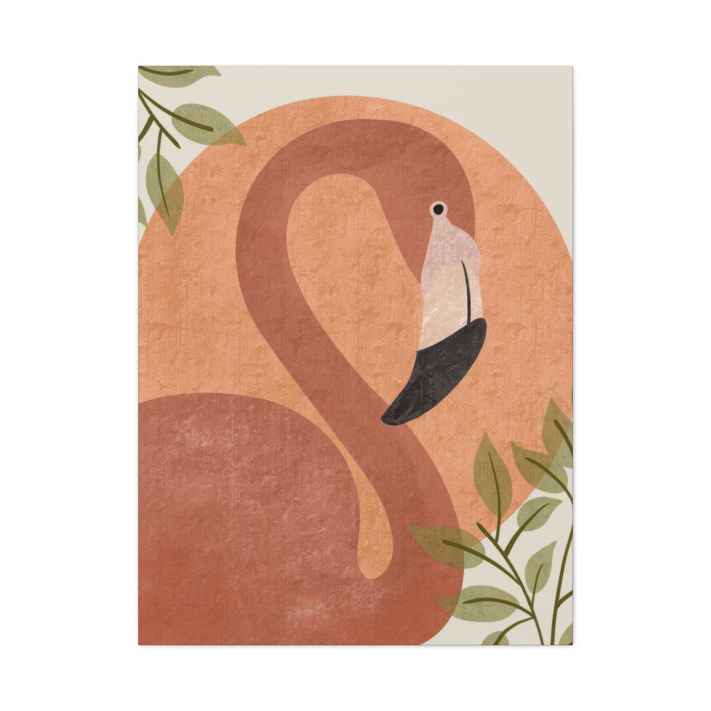 Flamingo Earth Tones Wall Art & Canvas Prints