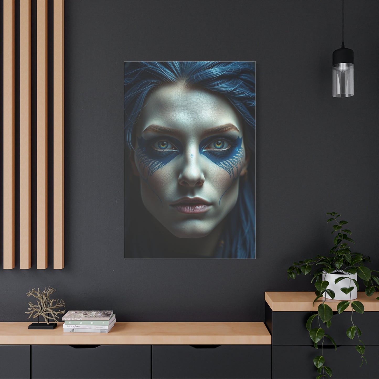 Collection Blue & Gray Art Art Wall Art & Canvas Print