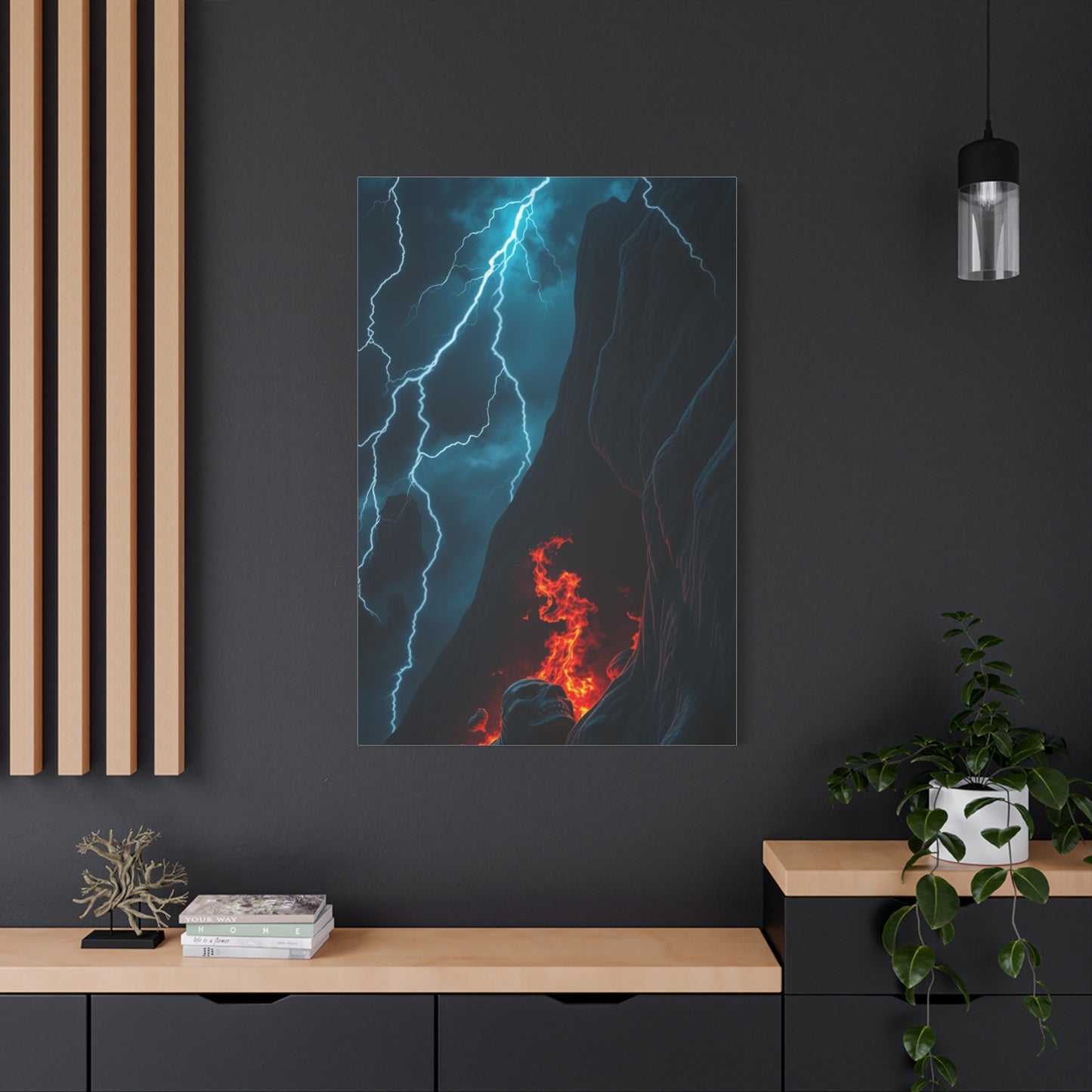 Gothic Whirlwind Canvas Wall Art & Canvas Print