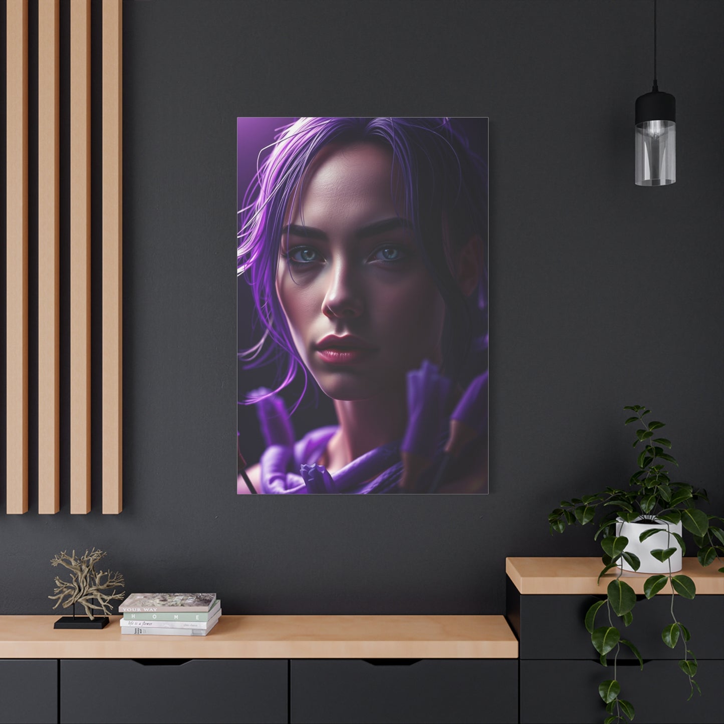 Majestic Amethyst Canvas Wall Art & Canvas Print