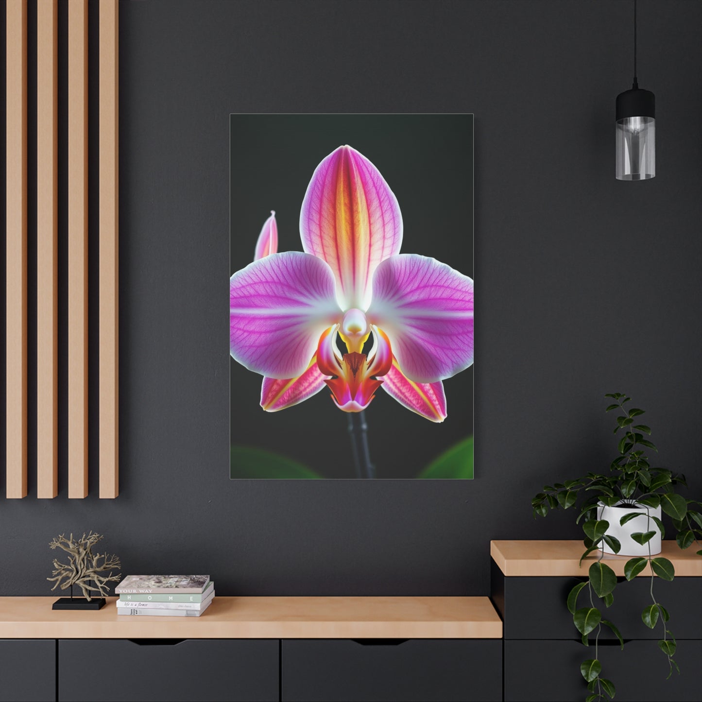 Orchid Flower Art Supreme Canvas Wall Art & Canvas Print