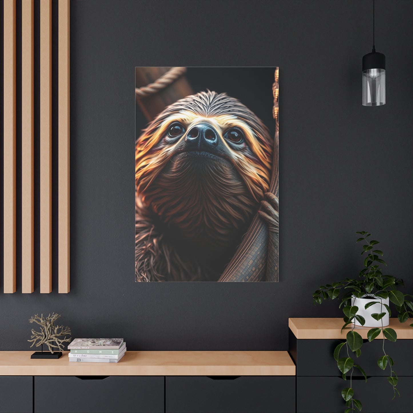 Masterpiece Sloth Art Vision Wall Art & Canvas Print