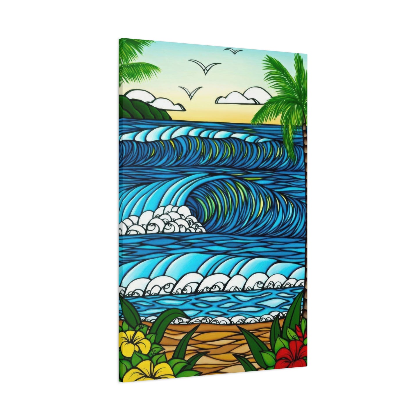 Hawaiian Waves Wall Art & Canvas Prints